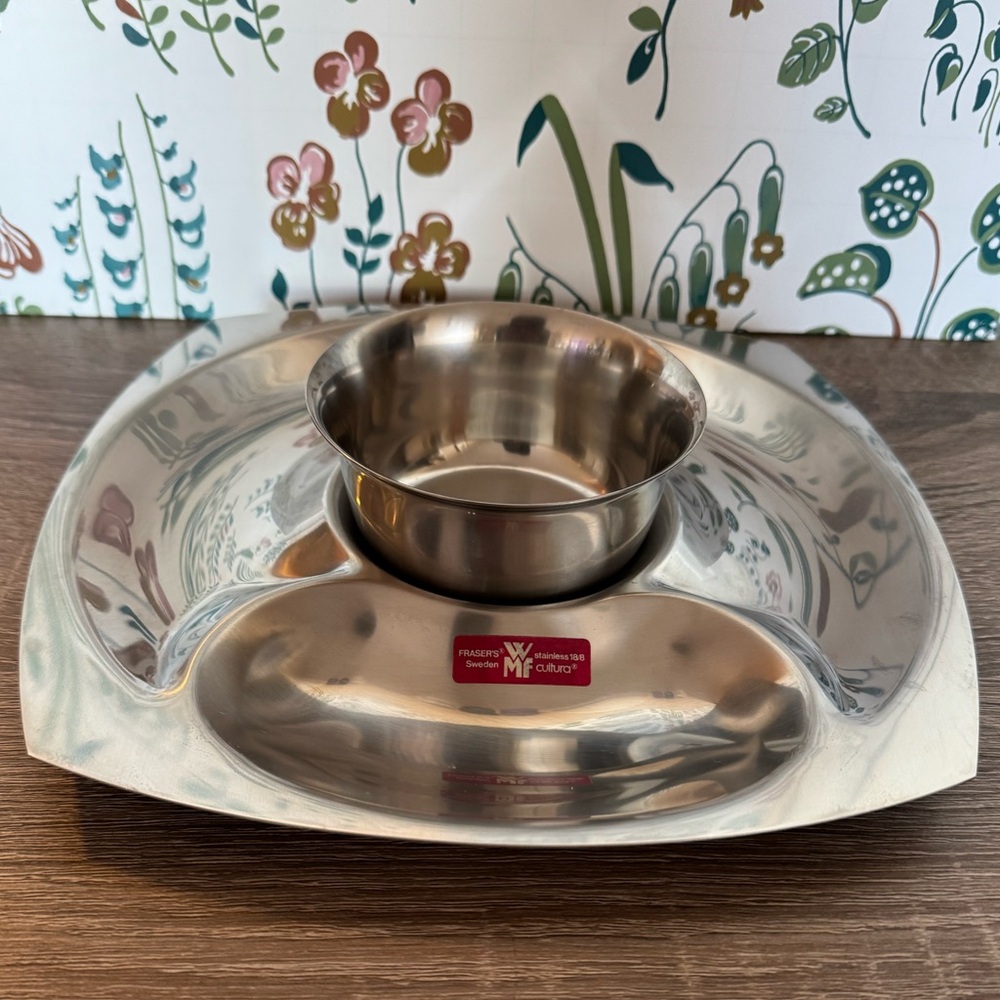 Fraser’s WMF Stainless Divided Dish with Bowl